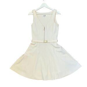 White Fitted Sundress/Evening Dress by Lisa Anne Size 8